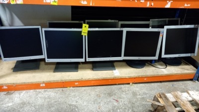 9 X LG MONITORS