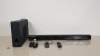 BRAND NEW BOXED MAGNUM POWERFUL SOUNDBAR AND SUBWOOFER - REMOTE INCLUDED
