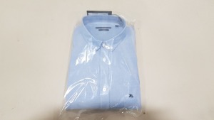 14 X BRAND NEW ONLY & SONS CASHMERE BLUE OXFORD SHIRTS SIZE XL RRP £22.00 (TOTAL RRP £308.00)