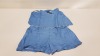 32 X BRAND NEW SIMPLY BE DENIM TENCEL PLAYSUITS IN MID BLUE SIZE 20 (ORIG RRP £30 TOTAL £960)