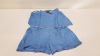 20 X BRAND NEW SIMPLY BE DENIM TENCEL PLAYSUITS IN MID BLUE SIZE 14 AND 18 (ORIG RRP £30 TOTAL £600)