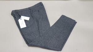 31 X BRAND NEW SELECTED HOMME GREY MALANGE TAPERED EVEN TROUSERS IN VARIOUS 30 + SIZES