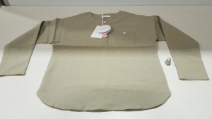 26 X BRAND NEW HAPPYOLOGY KIDS KHAKI TOPS IE AGE 6-7 YEARS AND 5-6 YEARS RRP £26.00 (TOTAL RRP £676.00)