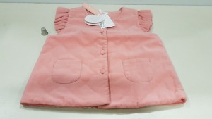 13 X BRAND NEW HAPPYOLOGY STAR WRAP CORAL COATS IN SIZES 0-3-,9-12,-12-18-,18-24- MONTHS