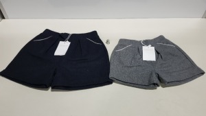 11 PIECE MIXED HAPPYOLOGY CLOTHING LOT CONTAINING PAPRICA SHORTS IN STONE GREY AND MAZARINE BLUE IE AGE 9-12 MONTHS, 18-24 MONTHS, 4-5 YEARS 5-6 YEARS AND 6-7 YEARS AND 12-18 MONTHS