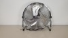 6 X BRAND NEW BOXED OYPLA 18"" CHROME FLOOR FAN