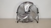 6 X BRAND NEW BOXED OYPLA 18"" CHROME FLOOR FAN