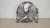 6 X BRAND NEW BOXED OYPLA 18"" CHROME FLOOR FAN
