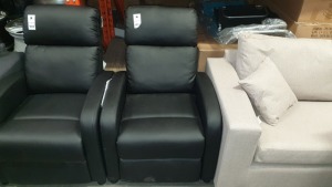 1 X HUDSON FL RECLINER CHAIR BLACK