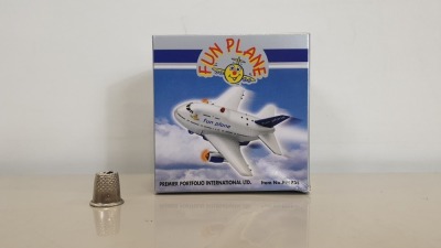 96 X FUN PLANE 2 SPEED ACTION WITH LED LIGHTS IN 1 BOX (PPFP35) RRP £19