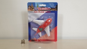 96 X FLY RUSSIA FUN PLANE SONIC (PPFP183BL) RRP £19 IN 1 BOX
