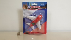 96 X FLY RUSSIA FUN PLANE SONIC (PPFP183BL) RRP £19 IN 1 BOX