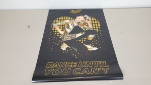 400 X BRAND NEW JOJO SIWA BLACK WALL POSTERS - IN 4 BOXES ""DANCE UNTIL YOU CANT""