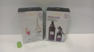 14 X BRAND NEW LOREAL PARIS YOUTH CODE LIMITED EDITION SET INCLUDING FERMENT PRE-ESSENCE EYE OILS