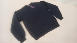 25 X BRAND NEW PAPINI NAVY SWEATSHIRTS - SIZE XL