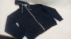 14 X BRAND NEW PAPINI NAVY/GREY FULL ZIP HOODED JACKETS SIZE 3XL