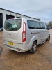 SILVER FORD TOURNEO CUSTOM 300 LTD E. ( DIESEL ) Reg : YD15 OUL Mileage : 134821 Details: 2 X KEYS. WITH V5 MOT EXPIRES 14/05/2022 TWIN SLIDING DOORS SIDE STEPS FULL LEATHER 9 SEATER FULL AIR CONDITIONED ENGINE: 2198CC - 4
