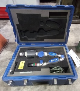 FARO GAGE SWISS MADE PRECISION 3D GAUGE S/NO F04-B2-13-29392 CERTIFICATION DATE : JAN 16 2019 WITH POWER & DATA LEADS, INSTRUCTIONS AND CARRY CASE (ORIG COST CIRCA £10,000)