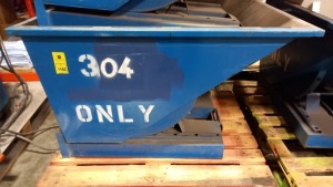 250 LITRE SKIP BIN WITH FLT TIPPING BASE