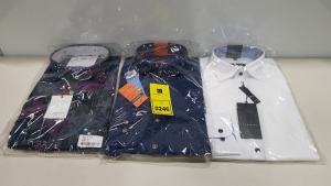 20 X BRAND NEW MENS DESIGNER SHIRTS IN VARIOUS STYLES AND SIZES IE ETERNA AND GIORDANO