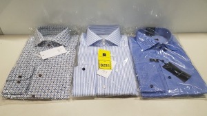 20 X BRAND NEW MENS DESIGNER SHIRTS IN VARIOUS STYLES AND SIZES IE ETERNA