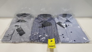 20 X BRAND NEW MENS DESIGNER SHIRTS IN VARIOUS STYLES AND SIZES IE ETERNA