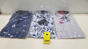 20 X BRAND NEW MENS DESIGNER SHIRTS IN VARIOUS STYLES AND SIZES IE ETERNA