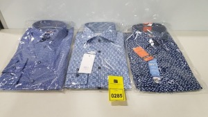 20 X BRAND NEW MENS DESIGNER SHIRTS IN VARIOUS STYLES AND SIZES IE ETERNA AND HATICO