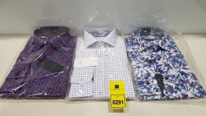 20 X BRAND NEW MENS DESIGNER SHIRTS IN VARIOUS STYLES AND SIZES IE ETERNA