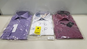 20 X BRAND NEW MENS DESIGNER SHIRTS IN VARIOUS STYLES AND SIZES IE ETERNA AND FRESH FISH