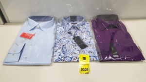 20 X BRAND NEW MENS DESIGNER SHIRTS IN VARIOUS STYLES AND SIZES IE OLYMP AND ETERNA