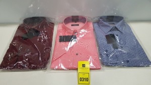 20 X BRAND NEW MENS DESIGNER SHIRTS IN VARIOUS STYLES AND SIZES IE ETERNA