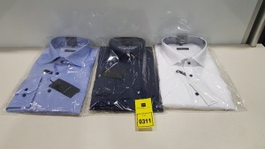 20 X BRAND NEW MENS DESIGNER SHIRTS IN VARIOUS STYLES AND SIZES IE ETERNA AND OLYMP