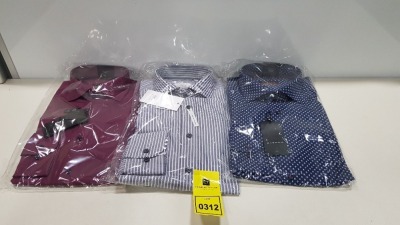 20 X BRAND NEW MENS DESIGNER SHIRTS IN VARIOUS STYLES AND SIZES IE ETERNA