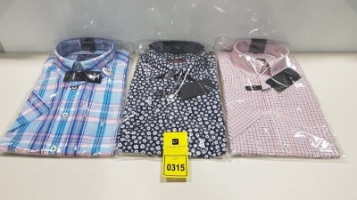 20 X BRAND NEW MENS DESIGNER SHIRTS IN VARIOUS STYLES AND SIZES IE ETERNA