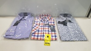 20 X BRAND NEW MENS DESIGNER SHIRTS IN VARIOUS STYLES AND SIZES IE ETERNA