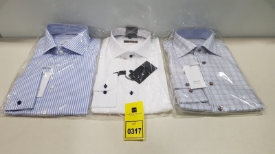 20 X BRAND NEW MENS DESIGNER SHIRTS IN VARIOUS STYLES AND SIZES IE ETERNA