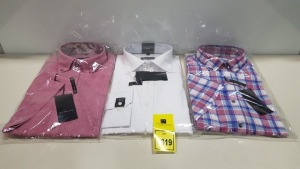 20 X BRAND NEW MENS DESIGNER SHIRTS IN VARIOUS STYLES AND SIZES IE ETERNA