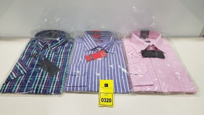 20 X BRAND NEW MENS DESIGNER SHIRTS IN VARIOUS STYLES AND SIZES IE ETERNA