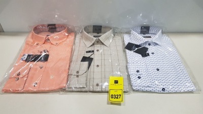 20 X BRAND NEW MENS DESIGNER SHIRTS IN VARIOUS STYLES AND SIZES IE ETERNA