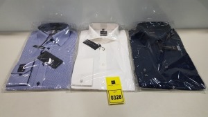 20 X BRAND NEW MENS DESIGNER SHIRTS IN VARIOUS STYLES AND SIZES IE ETERNA AND OLYMP