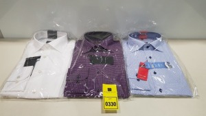 20 X BRAND NEW MENS DESIGNER SHIRTS IN VARIOUS STYLES AND SIZES IE ETERNA