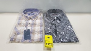 20 X BRAND NEW MENS DESIGNER SHIRTS IN VARIOUS STYLES AND SIZES IE ETERNA