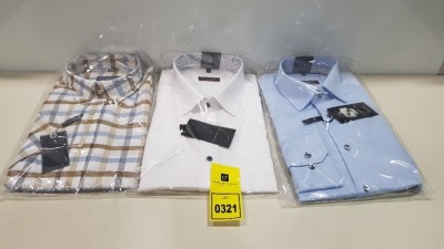 20 X BRAND NEW MENS DESIGNER SHIRTS IN VARIOUS STYLES AND SIZES IE ETERNA