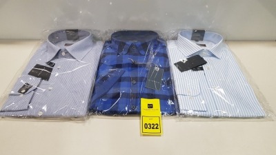 20 X BRAND NEW MENS DESIGNER SHIRTS IN VARIOUS STYLES AND SIZES IE ETERNA