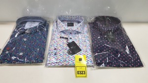 20 X BRAND NEW MENS DESIGNER SHIRTS IN VARIOUS STYLES AND SIZES IE VENTI