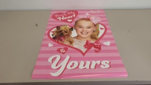 400 X BRAND NEW JOJO SIWA WALL POSTERS - IN 4 BOXES ""FROM MY HEART TO YOURS""