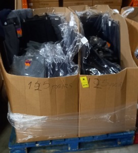 FULL PALLET OF APPROX 250+ PIECE WINTERBOTTOMS SCHOOL CLOTHES IE JUMPERS CARDIGANS AND SKIRTS ETC.