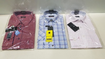 20 X BRAND NEW MENS DESIGNER SHIRTS IN VARIOUS STYLES AND SIZES IE ETERNA