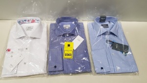 20 X BRAND NEW MENS DESIGNER SHIRTS IN VARIOUS STYLES AND SIZES IE ETERNA